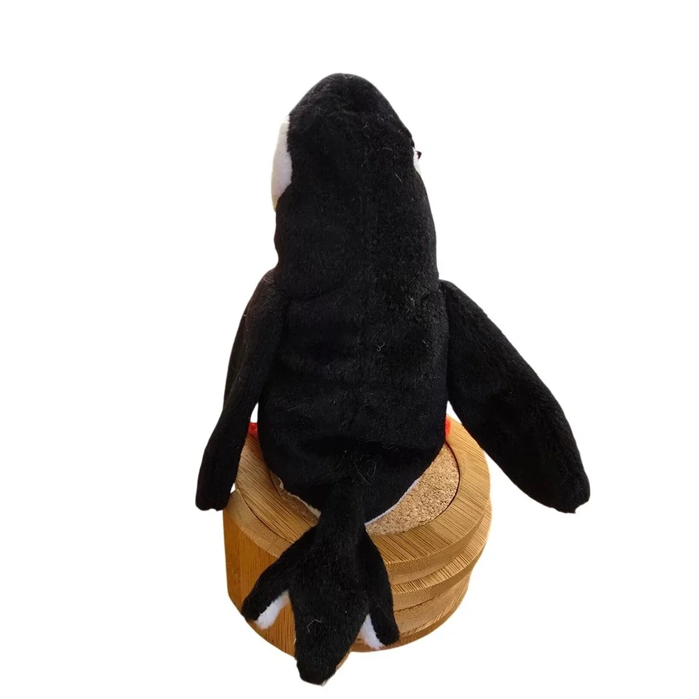 Ty Beanie Baby Puffer the Puffin Plush Bird Black White Red Yellow‎ 1997 Vintage